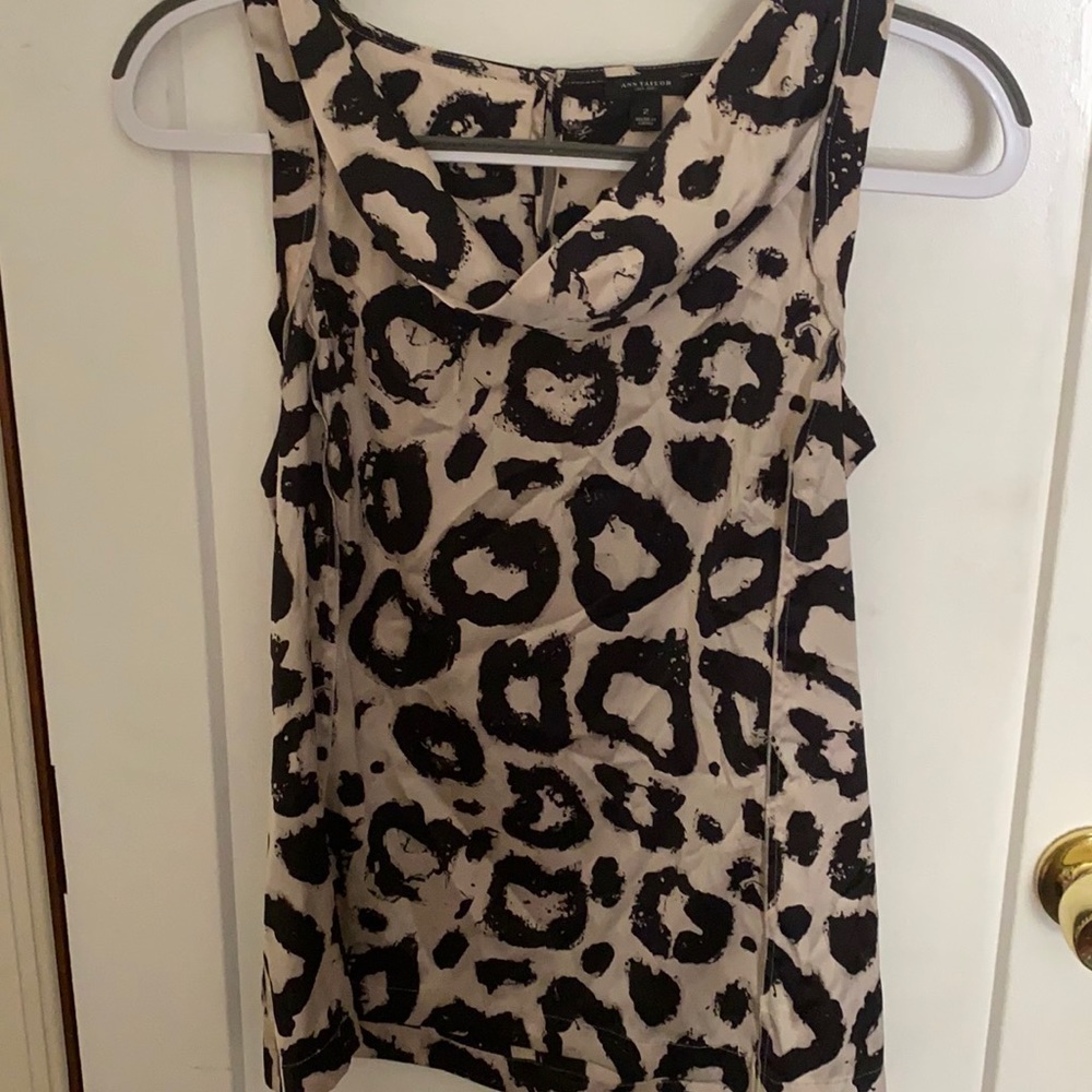 Ann Taylor Animal print women’s blouse